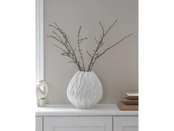 New Morsø Flame Vase, , 23 cm Hvid