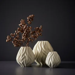 New Morsø Flame Vase, , 23 cm Hvid