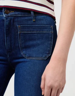 Wrangler Flare Jeans, , W28/L30*Dame Jeans