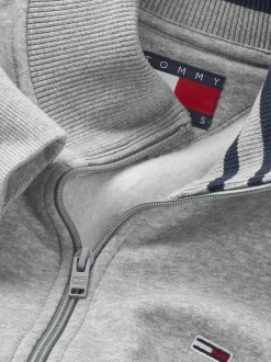 Tommy Jeans Fleece Zip Sweatshirt, , S* Sweatshirts & Trøjer