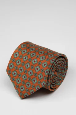 Online AN IVY Floral Cube Silk Slips, Orange Green Red