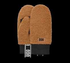 UGG Fluff Logo Tape Luffer, , S/M Chestnut
