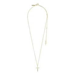 New Pilgrim Flynn Halskæde, , 40+12 cm Gold Plated