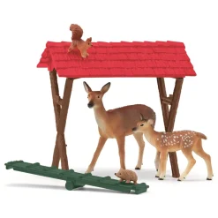 Discount Schleich Fodring Af Skovens Dyr