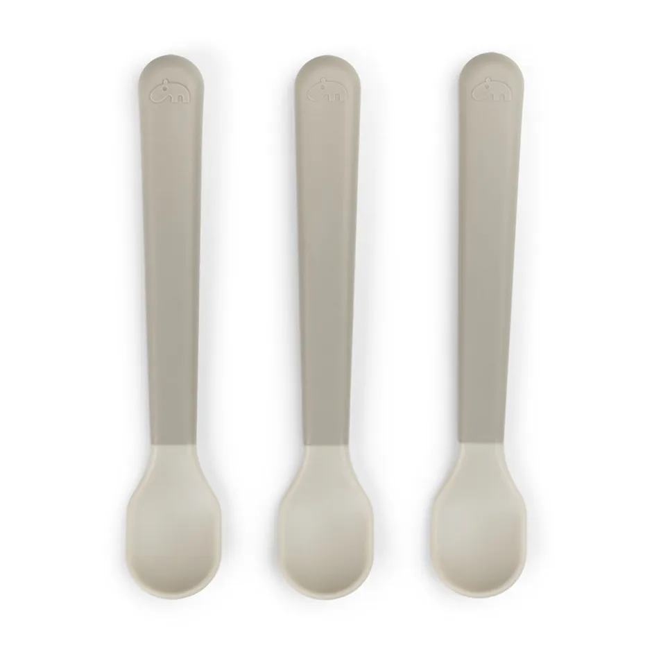Done by Deer Foodie Easy-Grip 3-pak Babyske, Sand