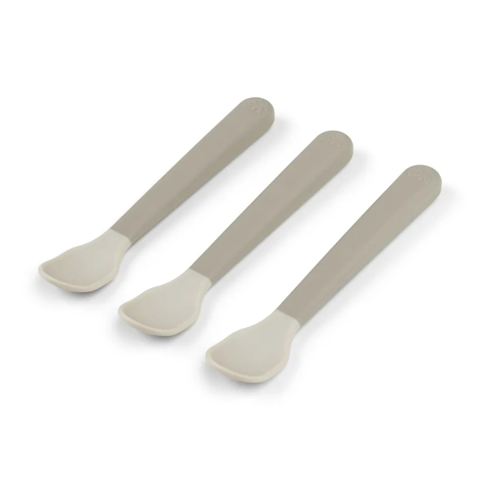 Done by Deer Foodie Easy-Grip 3-pak Babyske, Sand