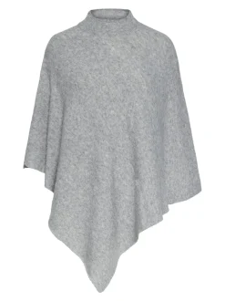 Pieces Fortuna Højhalset Poncho, , One size*Dame Strik & Sweatshirts