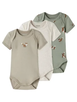 Name It Fox 3-pak Body, , 92 cm*Børn Bodies & Heldragter