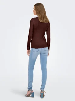 Clearance JDY Fransiska Bluse, , M Rum Raisin