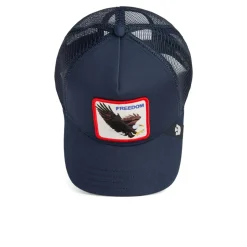 Best Goorin Bros Freedom Eagle Trucker Cap, , One Size Navy