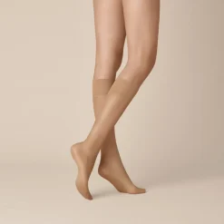 Outlet KUNERT Fresh Up 10 Knæstrømper, , 39-42 Cashmere