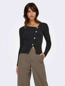 JDY Freya Cardigan, , XL Black