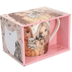 Clearance Topmodel Fur-Ever Friends Krus, Hvid