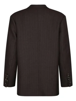 Best Neo Noir Gaby Pinstripe Blazer, , 38 Dark Brown
