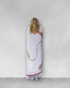 New Mette Ditmer Gallery Plaid, , 125x170 cm Latte