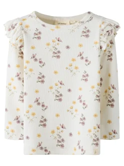 Lil' Atelier Gavo Bluse, , 104 cm Coconut Milk Flower Mix