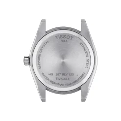 Discount Tissot Gentleman T127.410.11.041.00 Herreur, Sølv, Blå Urskive, 40 mm Sølv/Blå
