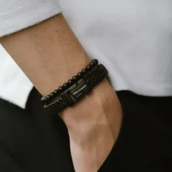 Online Steel & Barnett Gift Set Duo Armbånd, , S Black Edition