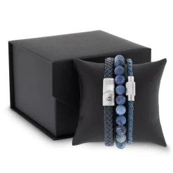 Outlet Steel & Barnett Gift Set Triple Armbånd, , L Marine