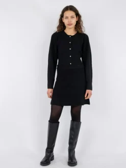 Discount Neo Noir Gisa Striknederdel, , 34 Black