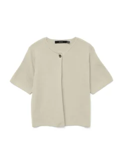 Online Vero Moda Gold Kortærmet Cardigan, , M Birch