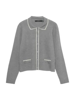 Vero Moda Gold Poloneck Cardigan, , S*Dame Cardigans