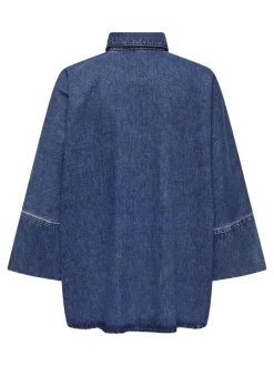 Outlet ONLY Grace Denimskjorte, , S Medium Blue Denim