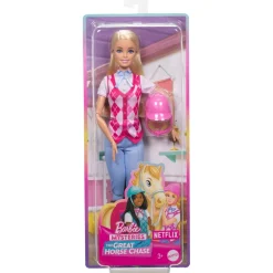 Hot Barbie Great Chase Rytter Malibu Dukke