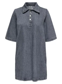 Online ONLY Gry Kjole, , S Grey Denim