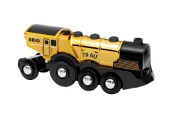 BRIO Guld Actionlokomotiv, Guld, H: 5 Cm*Børn Tog, Biler & Skibe