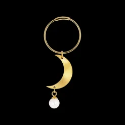 Online Jane Kønig Half Moon Creole Ørering, Gold Plated