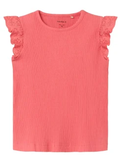 Sale Name It Halina Top, , 98 cm Spiced Coral