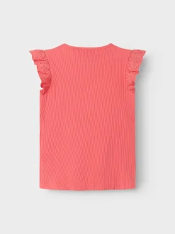 Sale Name It Halina Top, , 98 cm Spiced Coral