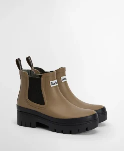 Hot Barbour Halton Ankle Wellingtons Gummistøvler, , 42 Military Brown/Black