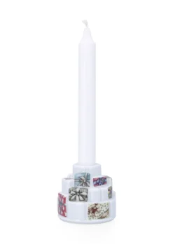 Hot Kähler Hammershøi Jul Gaver Lysestage, White With Deko