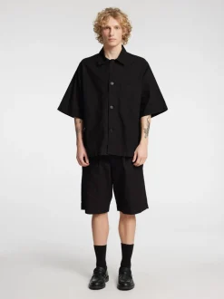 Discount Annarr Harki Kortærmet Overshirt, , M Black