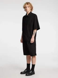 Discount Annarr Harki Kortærmet Overshirt, , M Black