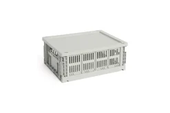 HAY Colour Crate Medium Plastiklåg, Grey