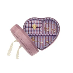 Clearance Maanesten Heart Smykkeskrin, Purple Theatre Magic