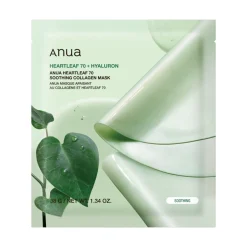 New Anua Heartleaf 70 Soothing Collagen Mask, 1 stk