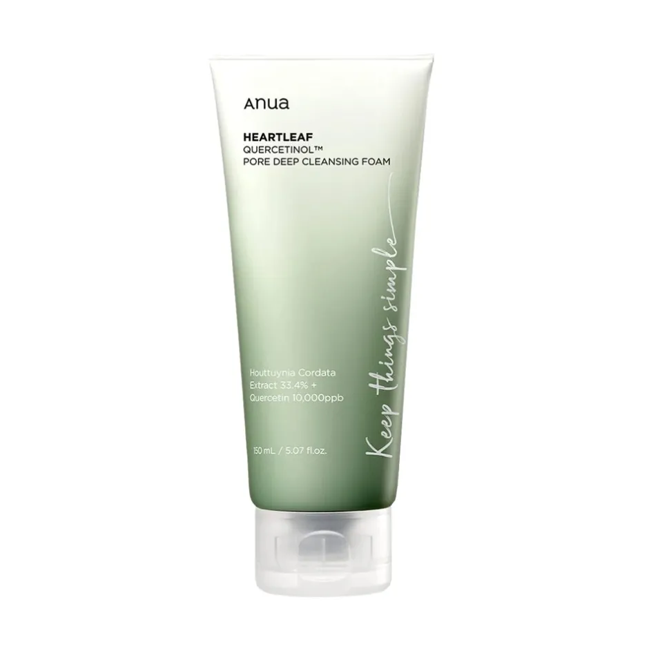 Anua Heartleaf Quercetinol Pore Deep Cleansing Foam, 150 ml* Hudpleje|Ansigtspleje