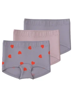 Name It Hearts 3-pak Hipsters, , 86 cm*Børn Undertøj & Nattøj