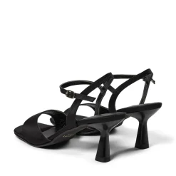 New Pavement Helma Højhælede Sandaler, , 39 Black Satin