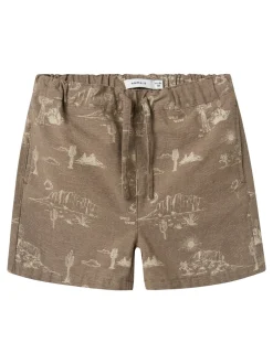 Outlet Name It Hestern Shorts, , 104 cm Walnut