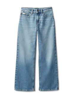 New Calvin Klein High Rise Wide Leg Jeans, , 164 cm Cloudy Blue