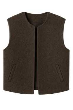 Clearance 2-Biz Hira Vest, , S/M Brown