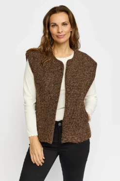 Clearance 2-Biz Hira Vest, , S/M Brown