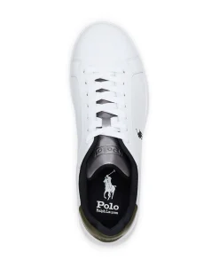 Online Ralph Lauren Hrt Crt 11 Sneakers, , 41 White/Gunmetal/Olive