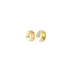 Clearance Pilgrim Hudsyn 2-pak Ear Cuffs, Gold Plated