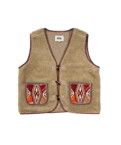 Online Lollys Laundry HugoLL Teddy Vest, , M Red